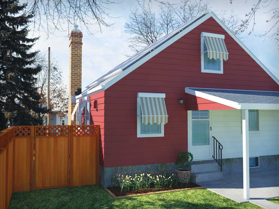 Increasing efficiency by sealing leaks and installing new windows and awnings would reduce the cost of solar energy down the road.